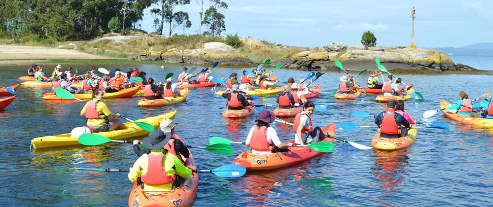 Kayak cerca de Santiago