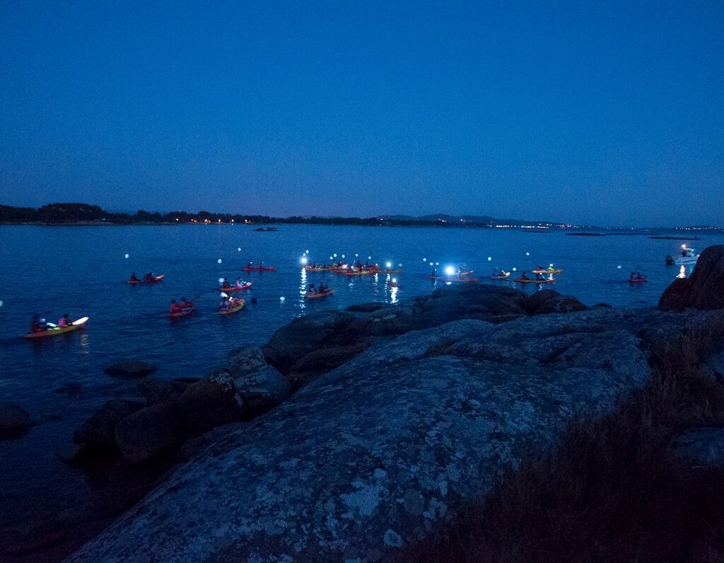 Ruta nocturna en kayak