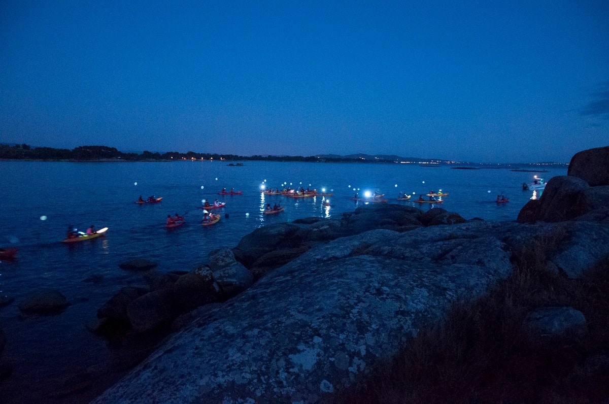 Ruta nocturna en kayak