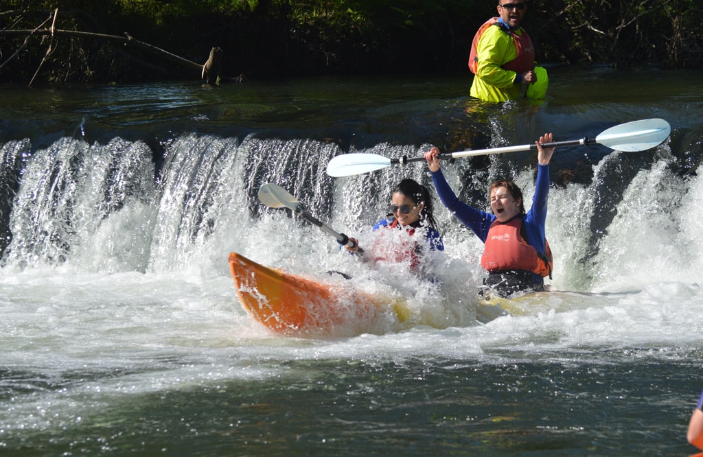 descenso en kayak rio umia