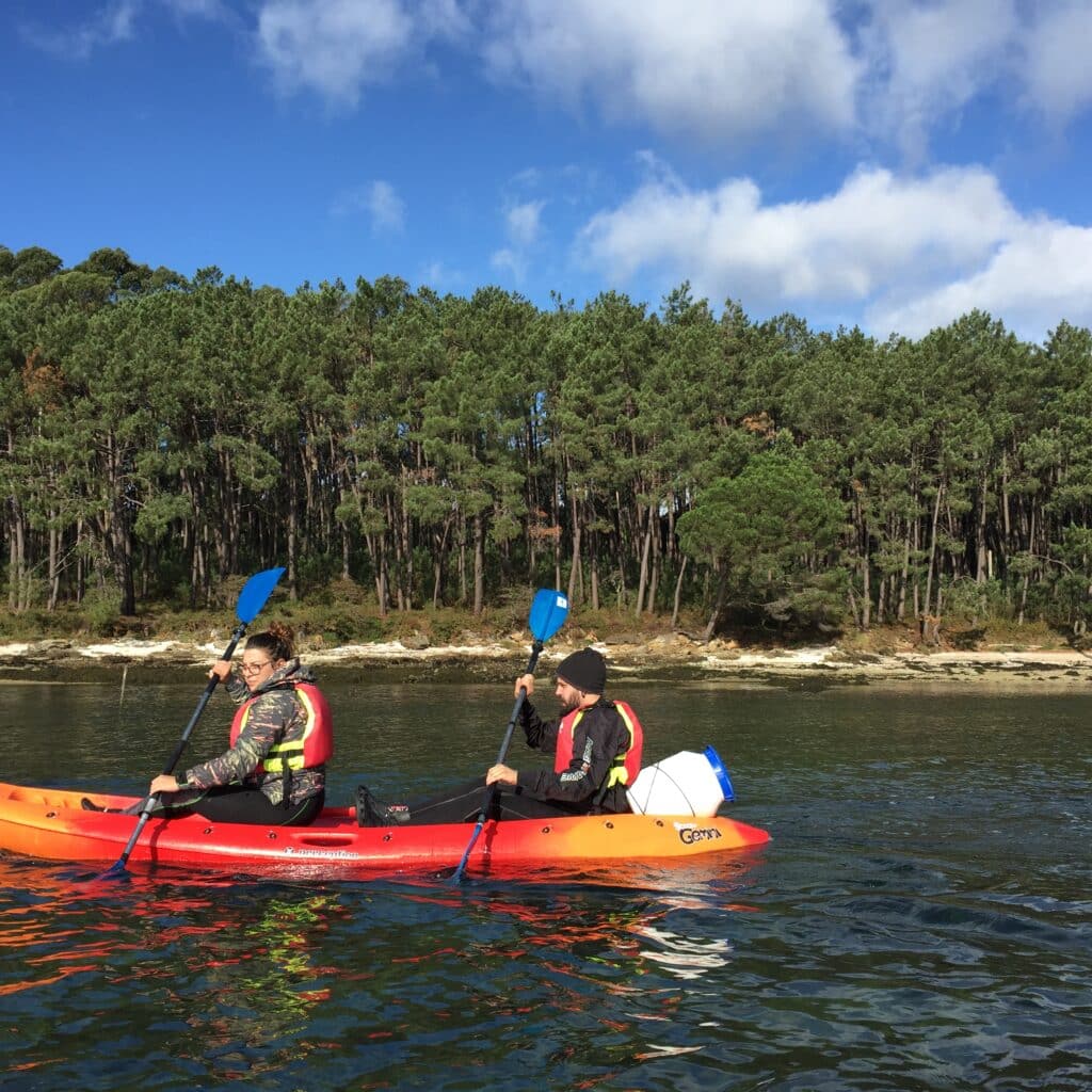 Kayak isla de Cortegada