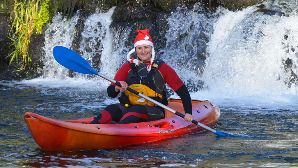 Disfrutando de la navidad