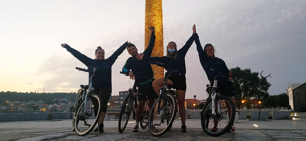 Bicicletas con amigos