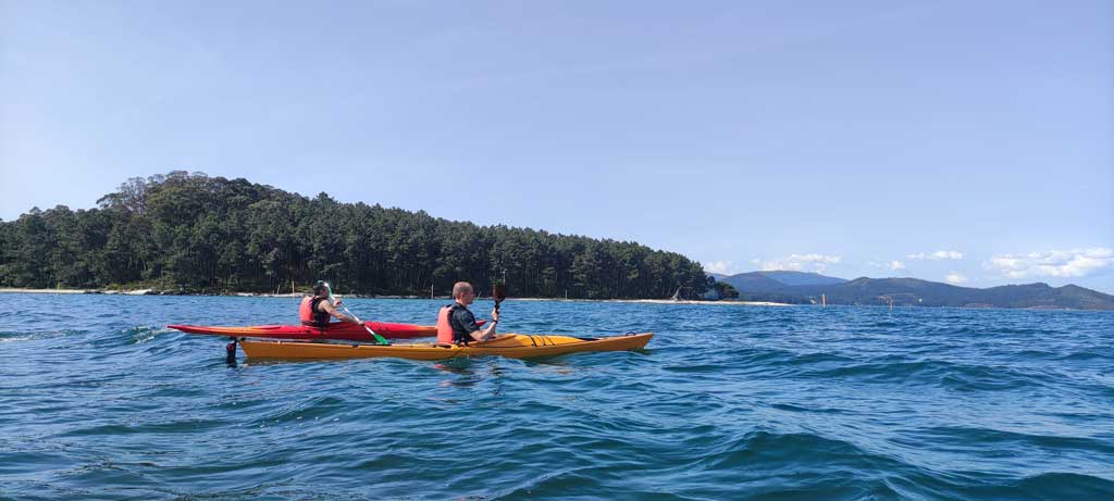 El camino de Santiago en kayak pasando por Cortegada