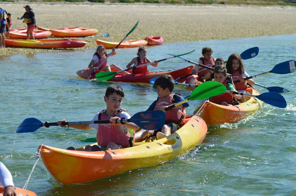 excursiones escolares kayak