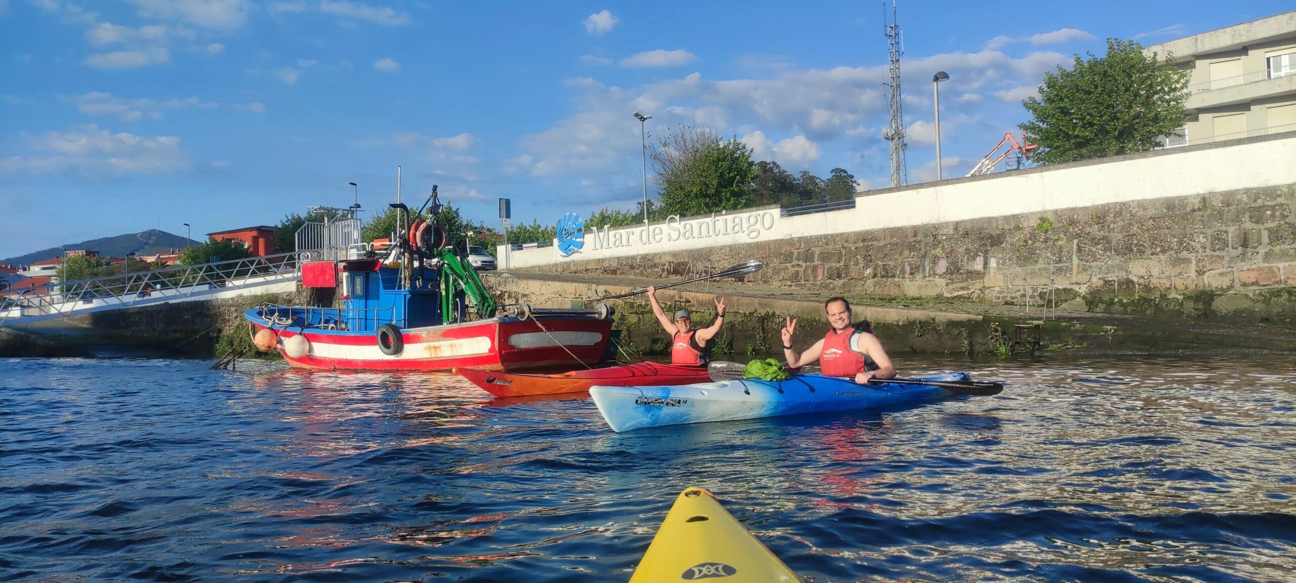 el camino en kayak