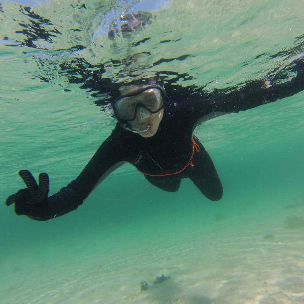 snorkel en A Illa de Arousa