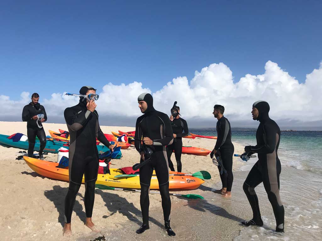 kayak y snorkel en areoso