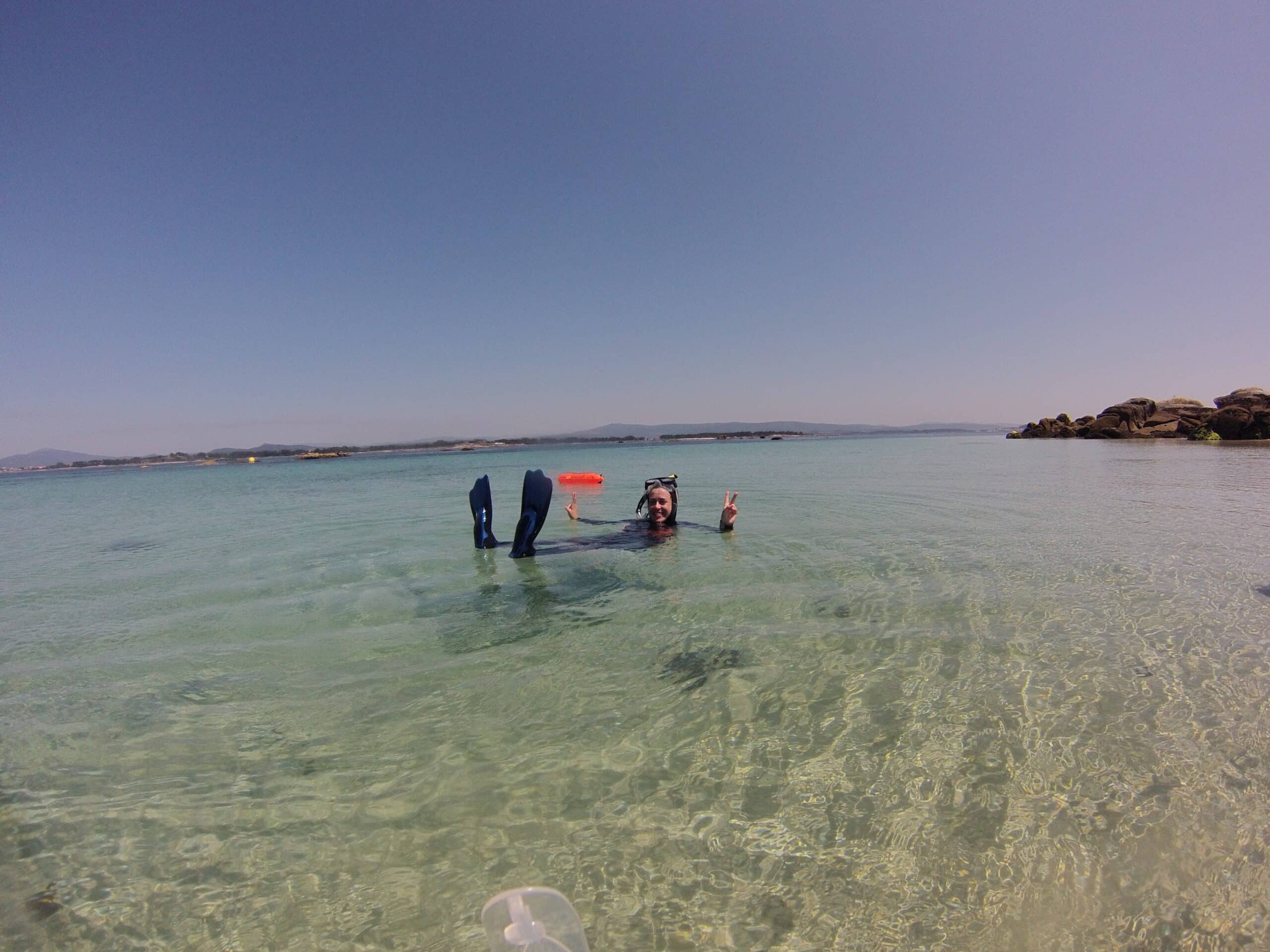 snorkel en a illa de arousa