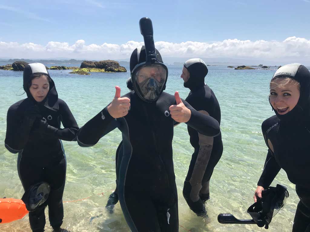 snorkel illa de arousa