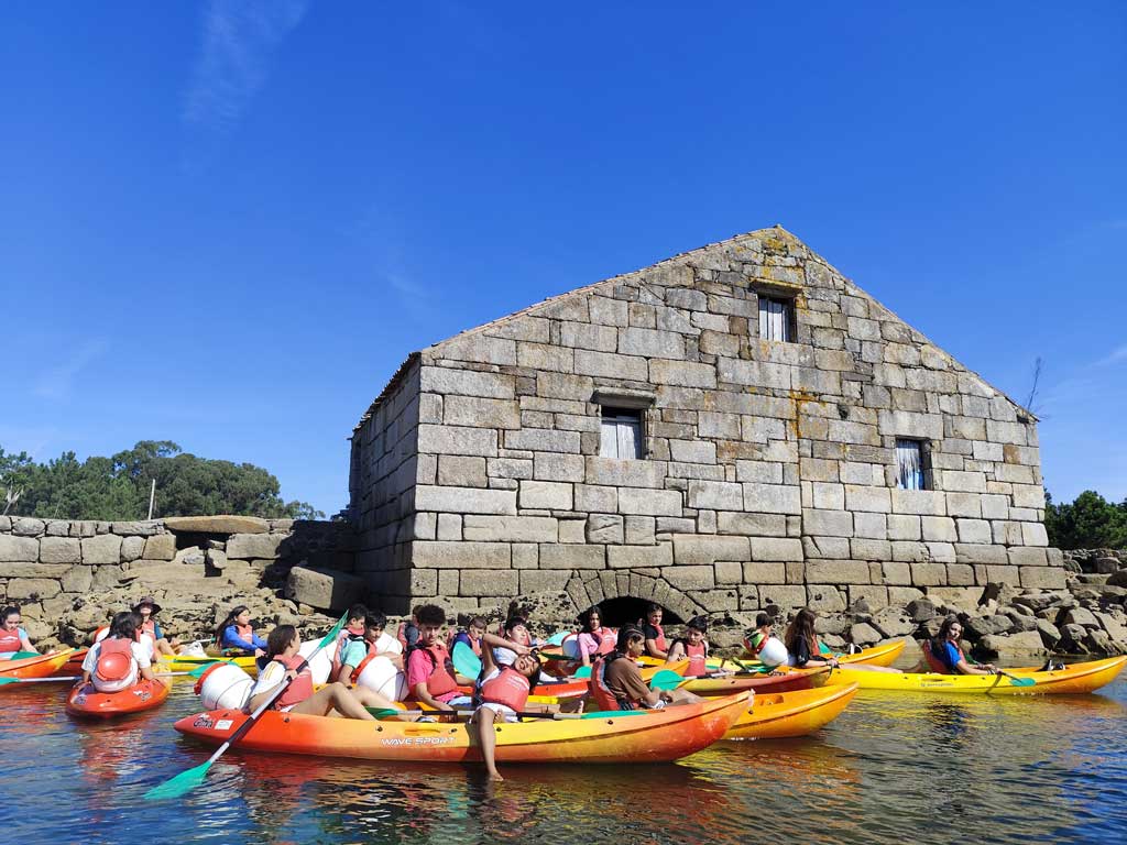kayak escolares illa de arousa